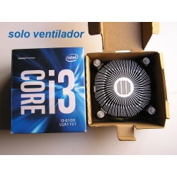 Ventilador marca Intel E97379-03 Core i3/i5/i7 Socket 1150/1155/115